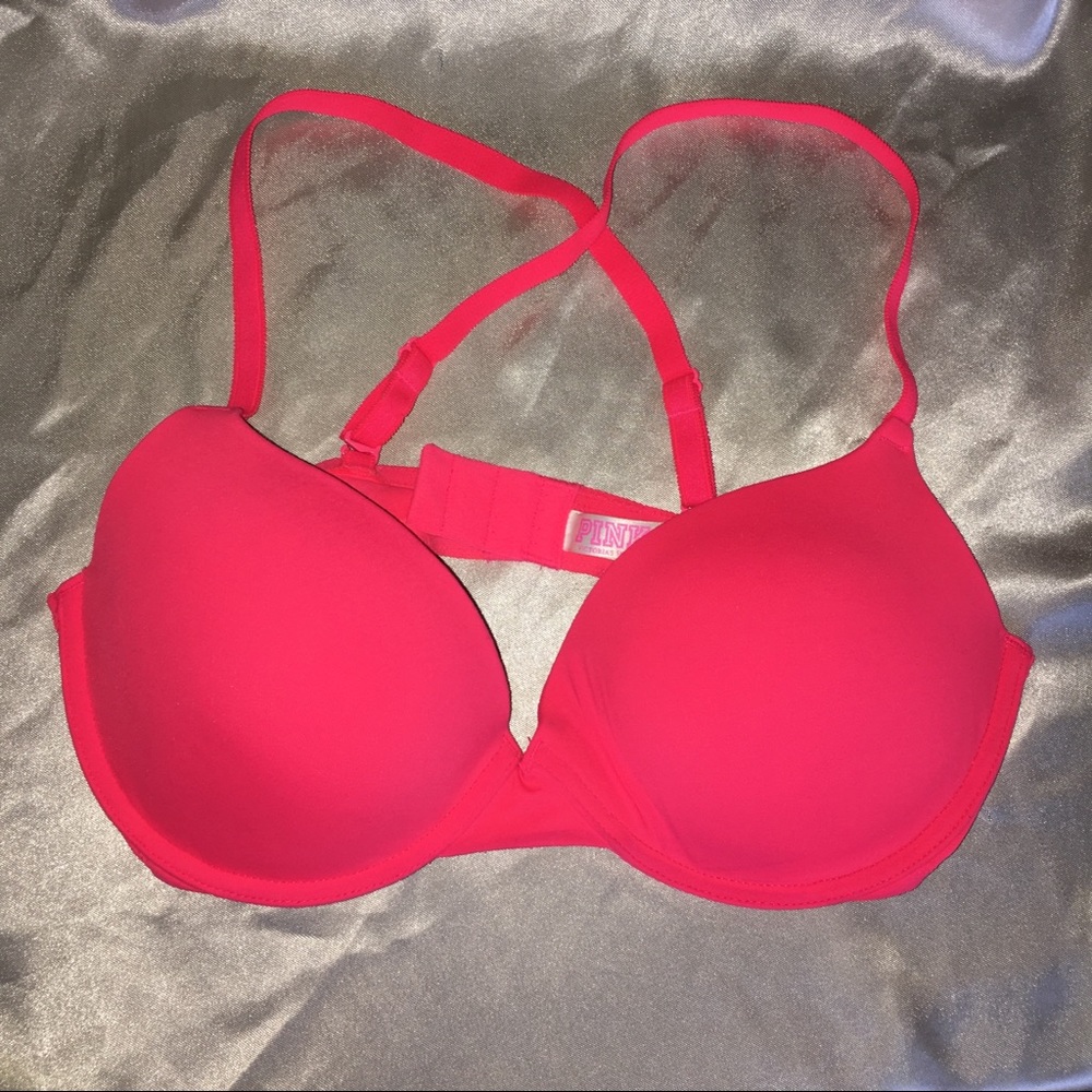 Victoria’s Secret Push-up Bra 36C Coral